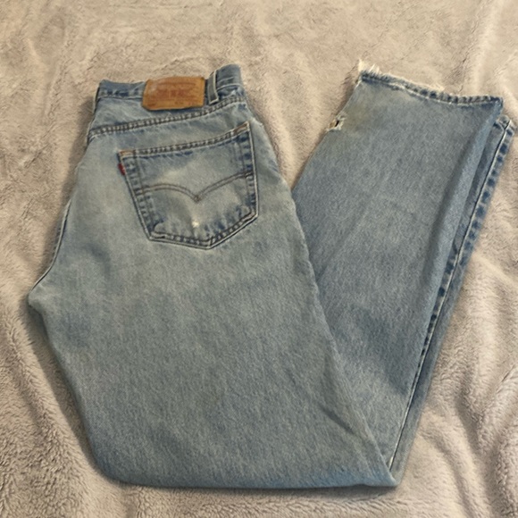 Levi's Other - Distressed Levis 505 Denim Jeans regular fit 34 x 34